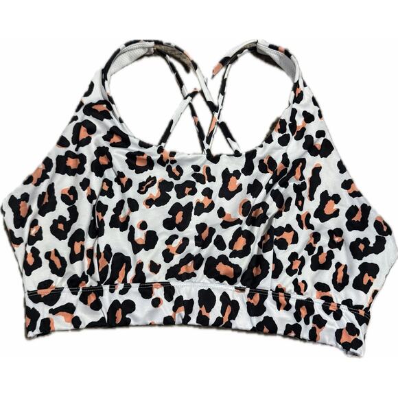 SHEIN Curve Women’s Scoop Neck, Cross Cross Spaghetti Strap Sports Bra - 3XL - Picture 2 of 10